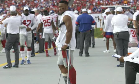 Saquon Barkley no estará con los Giants para el duelo contra New England