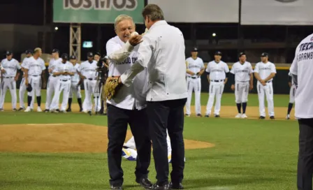 AMLO realizó el lanzamiento inicial de la Liga Mexicana del Pacífico 