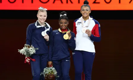  Simone Biles igualó récord de medallas en Campeonato Mundial