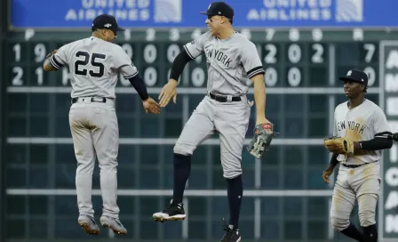 Yankees blanqueó a los Astros en juego uno de la SCLA