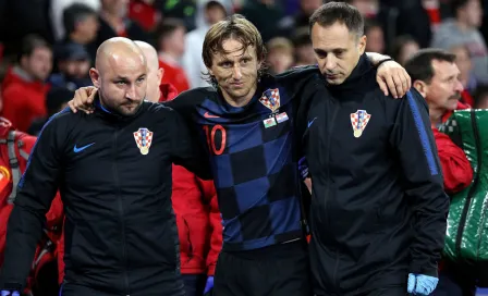 Luka Modric sufrió una contusión en el cuádriceps derecho 