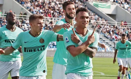 Lautaro Martínez guió victoria del Inter frente al Sassuolo