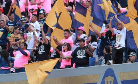 Grito de 'eh, pu...' se presentó en el duelo Pumas vs León