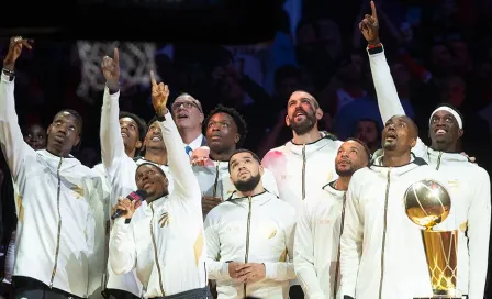 Raptors recibieron anillos de Campeón de la NBA 