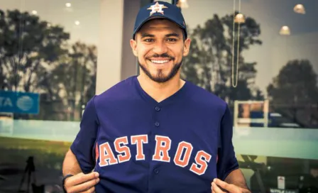 Henry Martín mostró su apoyo a los Astros en la Serie Mundial