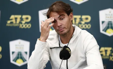 Rafael Nadal se retiró del Masters de París por lesión