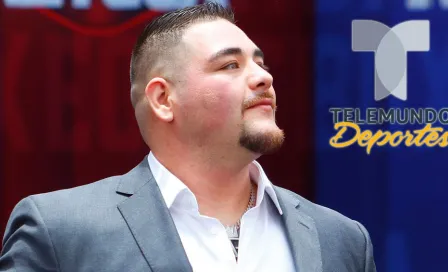 En plena transmisión con TUDN, Andy Ruiz invitó a ver su pelea por Telemundo 