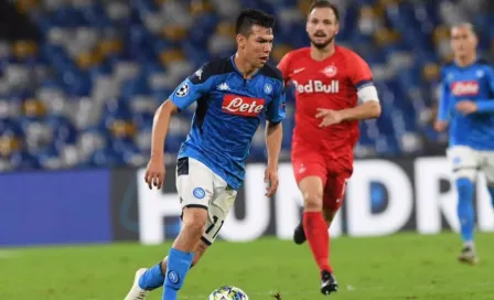 Chucky Lozano dio el empate al Napoli contra Salzburgo en Champions League