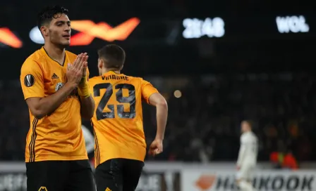 Raúl Jiménez salvó nuevamente a Wolverhampton en victoria de Europa League