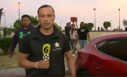 Choferes de Coacalco agredieron a periodistas durante transmisión en vivo