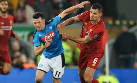 Napoli y Chucky Lozano desperdiciaron ventaja y empataron vs Liverpool