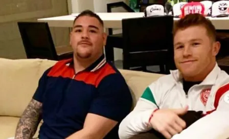 Canelo Álvarez visitó a Andy Ruiz previo a combate frente a Anthony Joshua