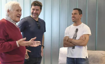 Mauricio Pochettino se reunió con Diego Maradona en Argentina 