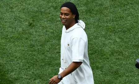 Ronaldinho siempre sí jugó y brilló en Cancún