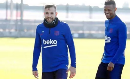 Jordi Alba y Semedo volvieron a entrenarse y apuntan a regresar con el Barcelona