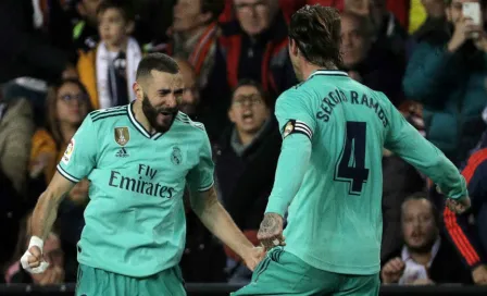 Benzema salvó al Real Madrid en el último minuto ante Valencia