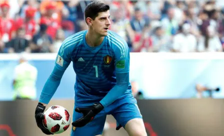 Courtois celebró empate del Real Madrid con polémico gesto