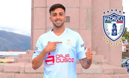 Pachuca presentó a Cristian Souza como su nuevo refuerzo 