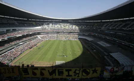 América: Césped del Estadio Azteca continúa en malas condiciones