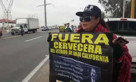 Protesta causa molestias en Baja California 