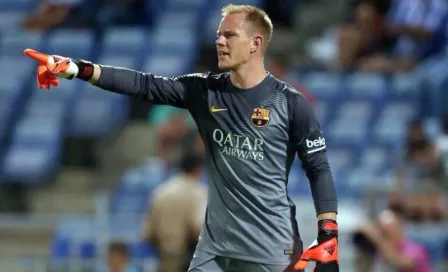 Ter Stegen sería baja para el derbi entre Barcelona y Espanyol