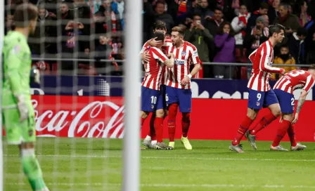 Herrera y Atlético de Madrid lograron sufrida victoria sobre el Levante