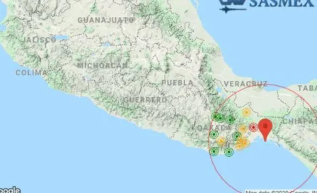 Sismo de 6.0 en Oaxaca fue perceptible en CDMX 