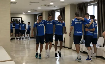 VIDEO: El Leganés de Javier Aguirre presumió su forma peculiar de calentar