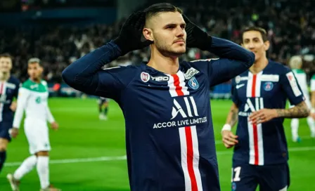 PSG goleó al Saint-Étienne en Copa de Liga de Francia con 'hat-trick' de Icardi 