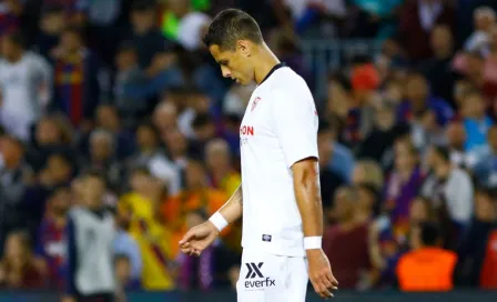 Chicharito, ausente de entrenamiento del Sevilla para juego vs Real Madrid