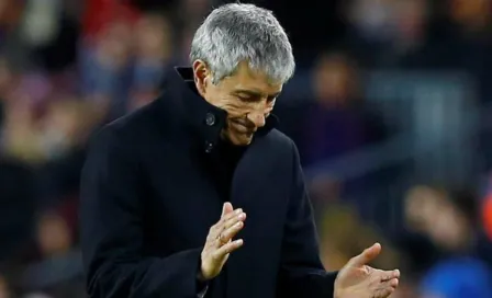 Quique Setién considera fichar a un '9' por lesión de Luis Suárez