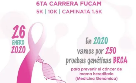 FUCAM realizará la sexta carrera contra el cáncer de mama