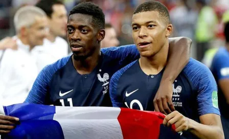 Mbappé envió mensaje de apoyo a Dembélé tras su lesión 