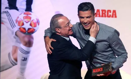 Florentino Pérez a Cristiano Ronaldo: "Felicidades al mejor jugador del mundo"