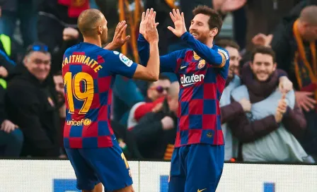  Braithwaite: 'Si el futbol es una religión, Messi sería Dios'