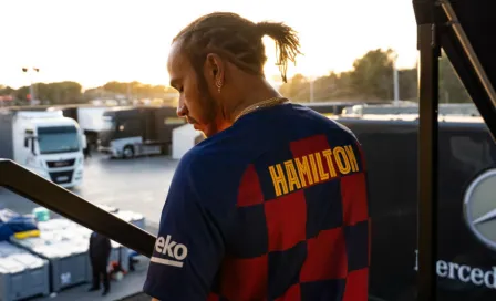 Lewis Hamilton apoyó al Barcelona previo al Clásico español