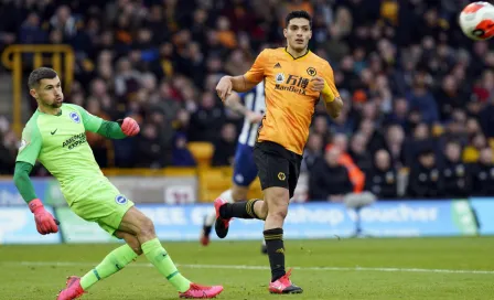 Raúl Jiménez y Wolverhampton no pasaron del empate ante Brighton