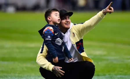 América se tomó la foto oficial del Clausura 2020 con hijo de Nico Castillo