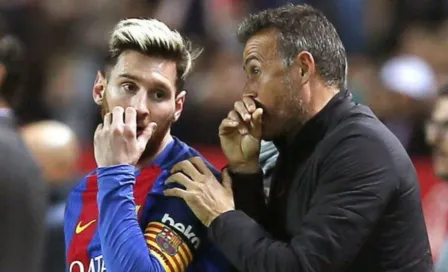 Luis Enrique: "El jugador que más me ha impresionado es Messi"