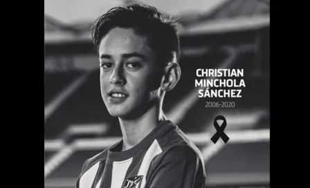 Joven promesa del Atlético de Madrid murió a los 14 años