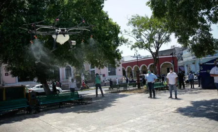 Mérida utilizará drones para sanitizar espacios públicos de coronavirus