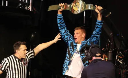 Rob Gronkowski, campeón 24/7 de la WWE en WrestleMania 36