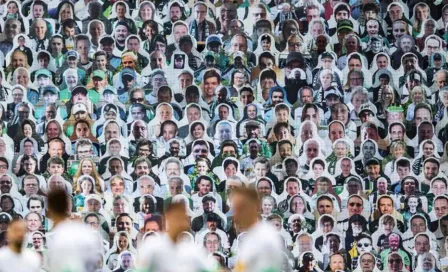 Borussia Park 'recibió' a miles de aficionados de cartón 