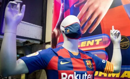 Barcelona presentó tapabocas personalizados próximamente a la venta 