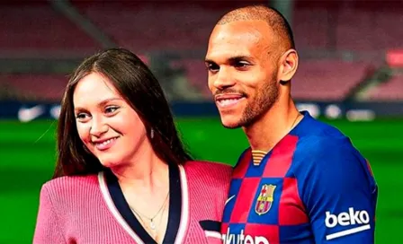 Barcelona: Esposa de Braithwaite creyó que él le era infiel antes de fichar con Barça