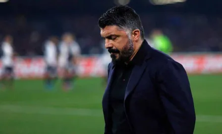 Coppa Italia: Gattuso lloró en minuto de silencio previo a juego contra Napoli