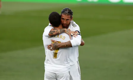 Real Madrid: Hazard y Ramos salieron de cambio por molestias musculares