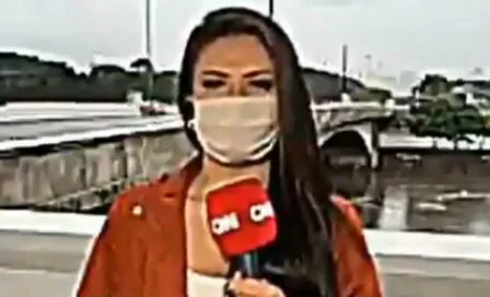 VIDEO: Reportera de televisión en Brasil fue asaltada con arma blanca en vivo