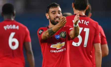 Manchester United: Doblete de Bruno Fernandes le dio la victoria ante Brighton