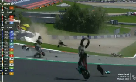 Video: Zarco y Morbidelli sufrieron accidental choque en el GP de Austria de MotoGP 